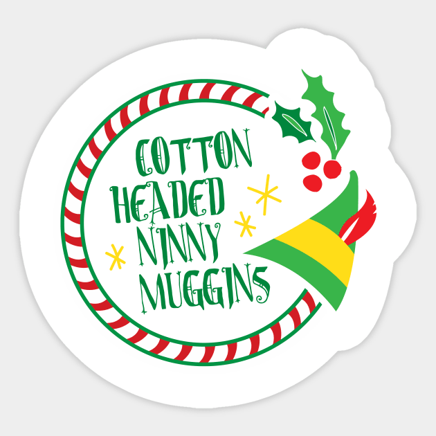 Cotton Headed Ninny Muggins Sticker by MargotVDB